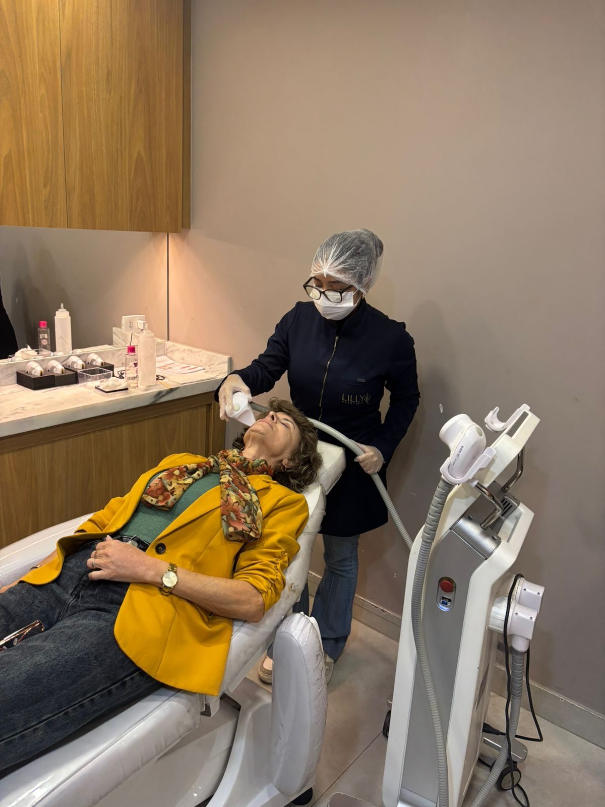 Atendimento na Lilly Estética